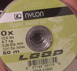 ���������� �������� Loop Tapered Nylon Leaders 6X, 0.13 mm, 50m. 1,3 �� 